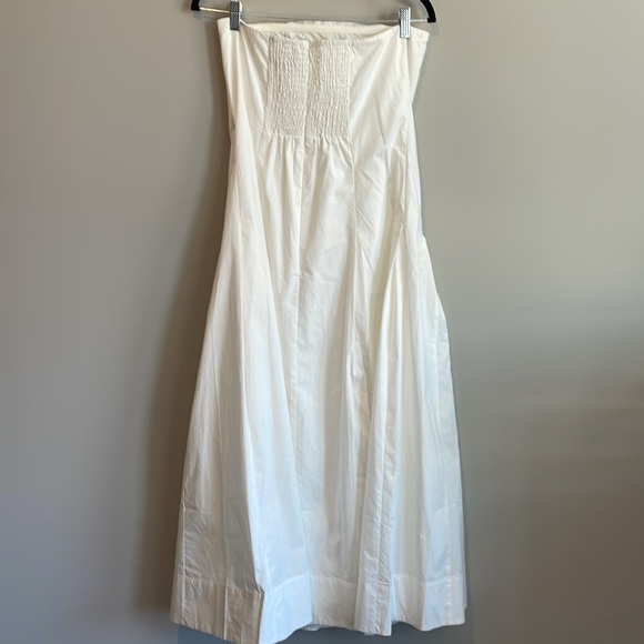 Anthropologie Mare Mare Strapless Seamed A-Line Midi Dress - Picture 9 of 16